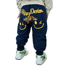 Kids Boys Girls Warm Pants Letter Printed Baby Casual Loose Leggings Elastic Trousers Clothing ILML