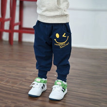 Kids Boys Girls Warm Pants Letter Printed Baby Casual Loose Leggings Elastic Trousers Clothing ILML