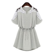 BOHO Women's Casual Short Shirt Dress Belted Short Sleeve V-Neck Beach Dresses ILML