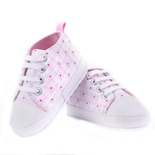 Baby Girls Boys Rainbow Star Canvas Shoes Soft First Walker Casual Toddler Shoe 9 Colors  ILML