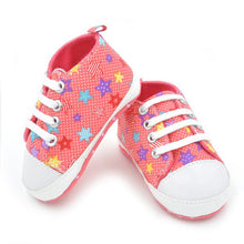 Baby Girls Boys Rainbow Star Canvas Shoes Soft First Walker Casual Toddler Shoe 9 Colors  ILML