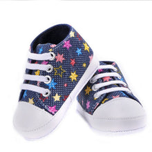 Baby Girls Boys Rainbow Star Canvas Shoes Soft First Walker Casual Toddler Shoe 9 Colors  ILML