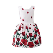 Baby Girls Dresses Kids Clothes Brand Children Dress for Girls Clothes Rose Flower Dobby Princess Dress Christmas 3-8Y PY2 ILML