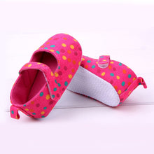 Baby Girls First Walkers Shoes Colorful Polka Dot Toddler Soft Sole Kids Children's infant Shoe 0-12 Months ILML