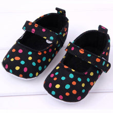 Baby Girls First Walkers Shoes Colorful Polka Dot Toddler Soft Sole Kids Children's infant Shoe 0-12 Months ILML