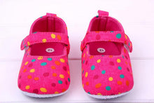 Baby Girls First Walkers Shoes Colorful Polka Dot Toddler Soft Sole Kids Children's infant Shoe 0-12 Months ILML