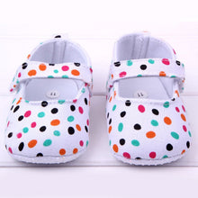 Baby Girls First Walkers Shoes Colorful Polka Dot Toddler Soft Sole Kids Children's infant Shoe 0-12 Months ILML