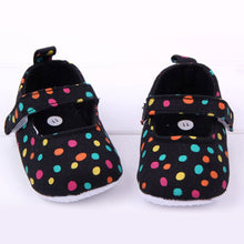 Baby Girls First Walkers Shoes Colorful Polka Dot Toddler Soft Sole Kids Children's infant Shoe 0-12 Months ILML