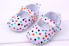 Baby Girls First Walkers Shoes Colorful Polka Dot Toddler Soft Sole Kids Children's infant Shoe 0-12 Months ILML