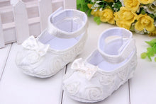 Baby Girls First Walkers Shoes Todder Shoes Infant Baby Girl Flower Soft Sole Shoes 6 Color 3-12Months ILML