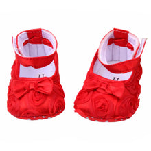 Baby Girls First Walkers Shoes Todder Shoes Infant Baby Girl Flower Soft Sole Shoes 6 Color 3-12Months ILML