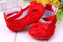Baby Girls First Walkers Shoes Todder Shoes Infant Baby Girl Flower Soft Sole Shoes 6 Color 3-12Months ILML