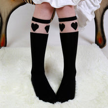 Baby Kids High Knee Socks School Cartoon Cat Lace Solid Stockings Leg Warmer For Girls Y2 ILML