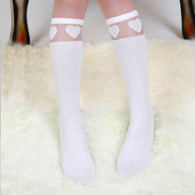 Baby Kids High Knee Socks School Cartoon Cat Lace Solid Stockings Leg Warmer For Girls Y2 ILML