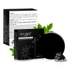 Bamboo Charcoal Handmade Soap Skin Care Treatment Natural Skin Whitening Blackhead Remover Acne Treatment Control Oil ILML