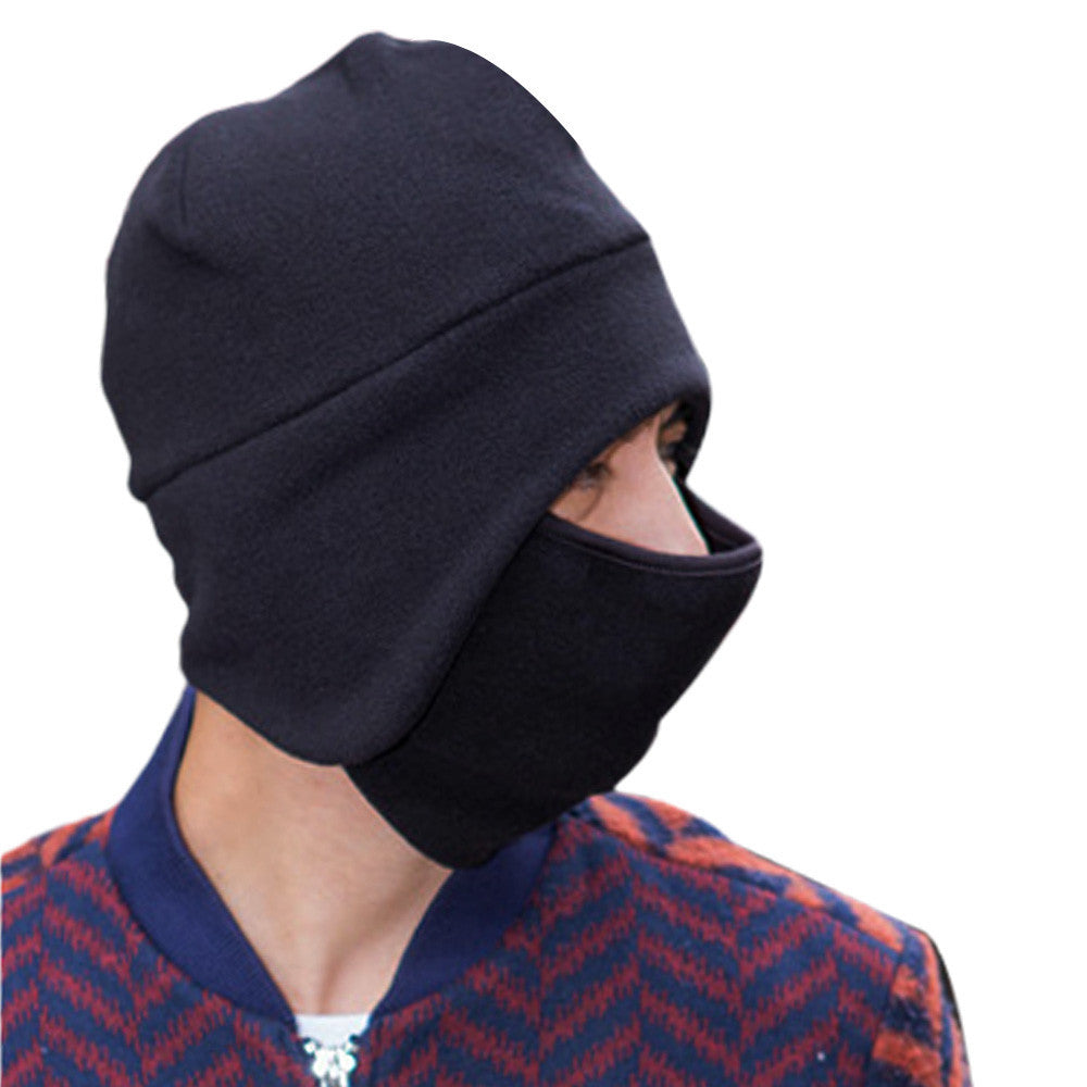 Baotou Neck Warm Fleece Ear Protection Hat ILML