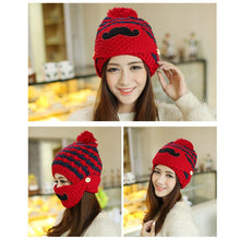 Beard Hat For Women One Hat Masks Beanies With Mouth Mask Wool Hat ILML