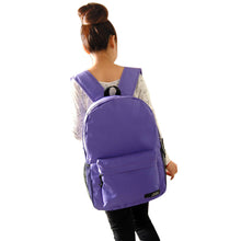 Best Price Simple Women Canvas Backpack Schoolbag  ILML