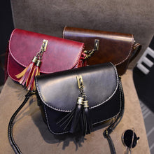 Best Sold Luxury Shining Women bag Leather Tassels Crossbody Hbag Satchel Messenger Bag Crossbody Clutch ILML