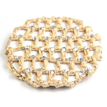 Best s Beautiful Bun Cover Snood Hair Net Ballet Dance Skating Crochet with Diamond ILML