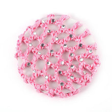 Best s Beautiful Bun Cover Snood Hair Net Ballet Dance Skating Crochet with Diamond ILML