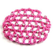 Best s Beautiful Bun Cover Snood Hair Net Ballet Dance Skating Crochet with Diamond ILML