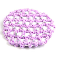 Best s Beautiful Bun Cover Snood Hair Net Ballet Dance Skating Crochet with Diamond ILML