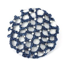 Best s Beautiful Bun Cover Snood Hair Net Ballet Dance Skating Crochet with Diamond ILML
