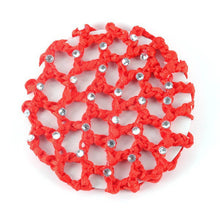 Best s Beautiful Bun Cover Snood Hair Net Ballet Dance Skating Crochet with Diamond ILML