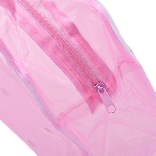 Best sold Portable Women Makeup Bag Zipper PVC solid Cosmetic Toiletry Storage Travel Wash Toothbrush Pouch Organizer Bags ILML