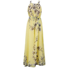 Big Size Flora Printing Maxi Dresses Long Chiffon Sundresses Women Style Girl Boheminan Dress Y4 ILML