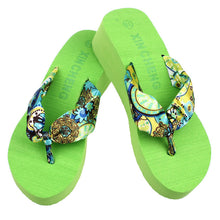 Bohemia Women Flip Flops Platform Wedges Women Sals woman Flip Slippers Beach Platform Slippers Shoes ILML