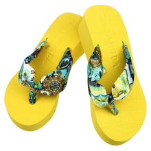 Bohemia Women Flip Flops Platform Wedges Women Sals woman Flip Slippers Beach Platform Slippers Shoes ILML