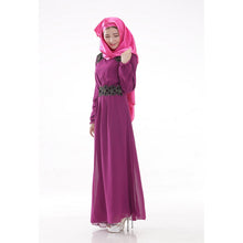 Boho Women Long Sleeve Maxi Dress Abaya Islamic Muslim Dresses PY3 ILML