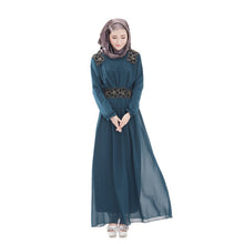 Boho Women Long Sleeve Maxi Dress Abaya Islamic Muslim Dresses PY3 ILML