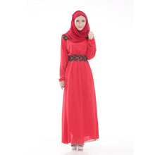Boho Women Long Sleeve Maxi Dress Abaya Islamic Muslim Dresses PY3 ILML