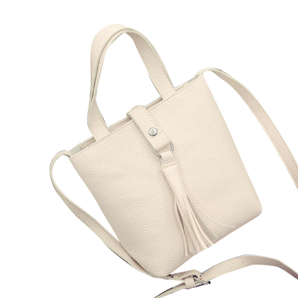 Bolsas Feminina Women Bag Tassel Leather Hbag crossbody Shoulder Bags Tote Purse Messenger Satchel Bag Cross ILML