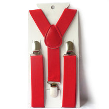 Boys Girls Kid Children Clip on Y Back Elastic Suspenders Slim Adjustable Braces Tirantes ILML
