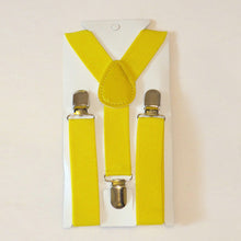 Boys Girls Kid Children Clip on Y Back Elastic Suspenders Slim Adjustable Braces Tirantes ILML