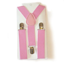 Boys Girls Kid Children Clip on Y Back Elastic Suspenders Slim Adjustable Braces Tirantes ILML