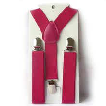 Boys Girls Kid Children Clip on Y Back Elastic Suspenders Slim Adjustable Braces Tirantes ILML