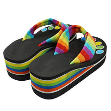 er Women Shoes High Heels Flip Flops Platform wedges for women Sals Flip slippers beach woman shoes ILML