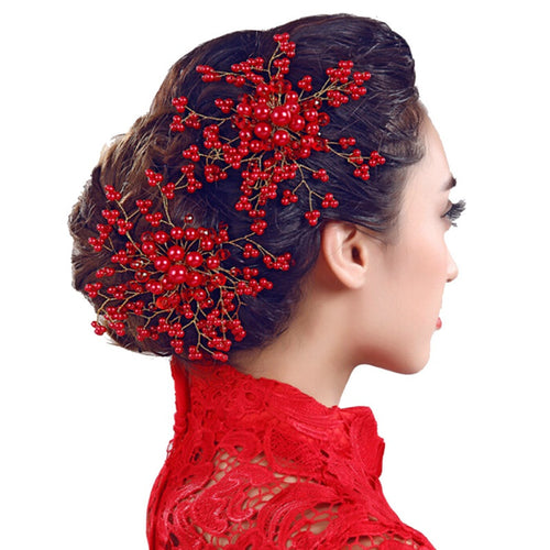 Bridal Wedding Hair Accessories Pearl Flower Tiara De Noiva Headpiece Crystal Headband For Bride Women Girl ILML