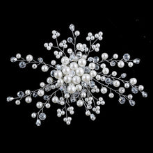 Bridal Wedding Hair Accessories Pearl Flower Tiara De Noiva Headpiece Crystal Headband For Bride Women Girl ILML