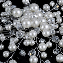 Bridal Wedding Hair Accessories Pearl Flower Tiara De Noiva Headpiece Crystal Headband For Bride Women Girl ILML