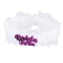 Bride To Be White Lace Garter Hen Night Party Bachelorette Bridal Shower Y1 ILML
