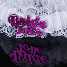 Bride To Be White Lace Garter Hen Night Party Bachelorette Bridal Shower Y1 ILML