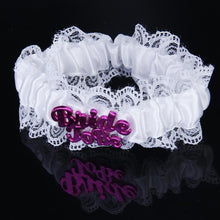 Bride To Be White Lace Garter Hen Night Party Bachelorette Bridal Shower Y1 ILML