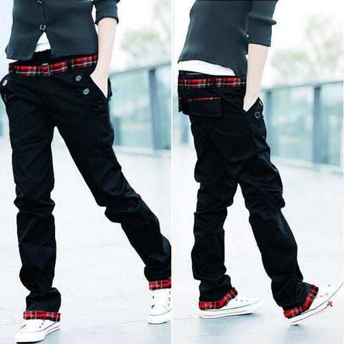 Casual Adult Menulti-colored Cotton Straight S Trousers Slim Fit Pant-XXL  ILML