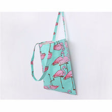 Casual Hbag Women Bag Flamingos Printing Shoulder Messenger Bag Shopping Travel Bags women's hbags ladies bolsa  ILML